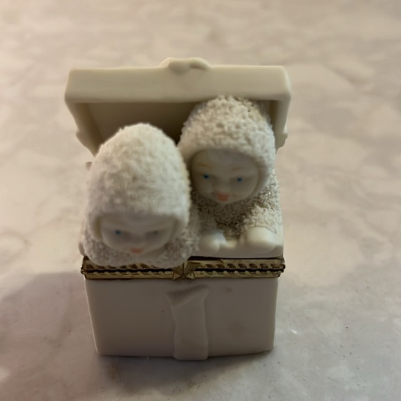 Department 56 Snowbabies Surprise! Trinket Box’s lot of Three - Picture 4 of 9
